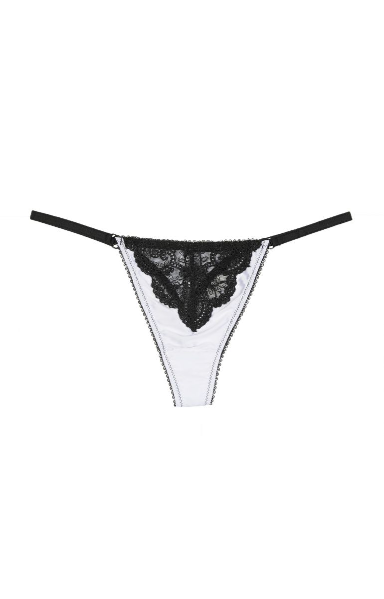 Lingerie intimates Blanc Pur String Ficelle